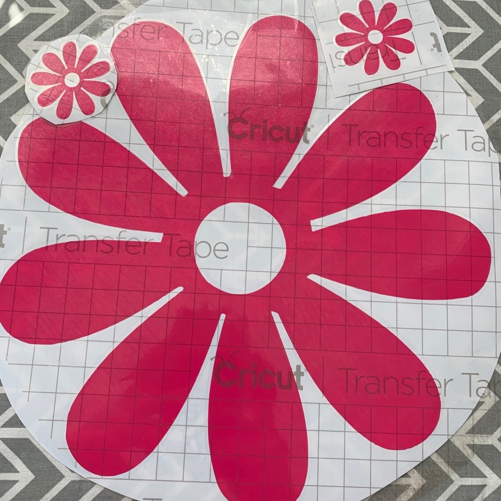 Flower decal